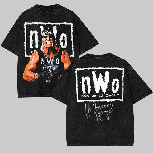 Retro NWO Hulk Hogan T-Shirt – Vintage Wrestling Oversized Tee
