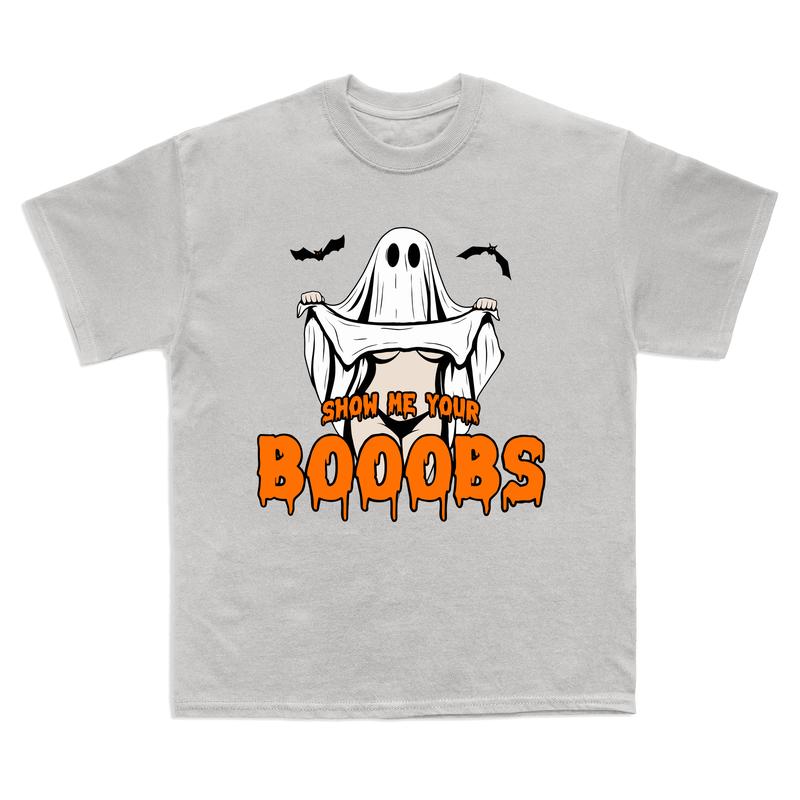 Funny Halloween Ghost T-Shirt – Trendy Spooky Season Tee for Men & Women, Soft Cotton Unisex Fit