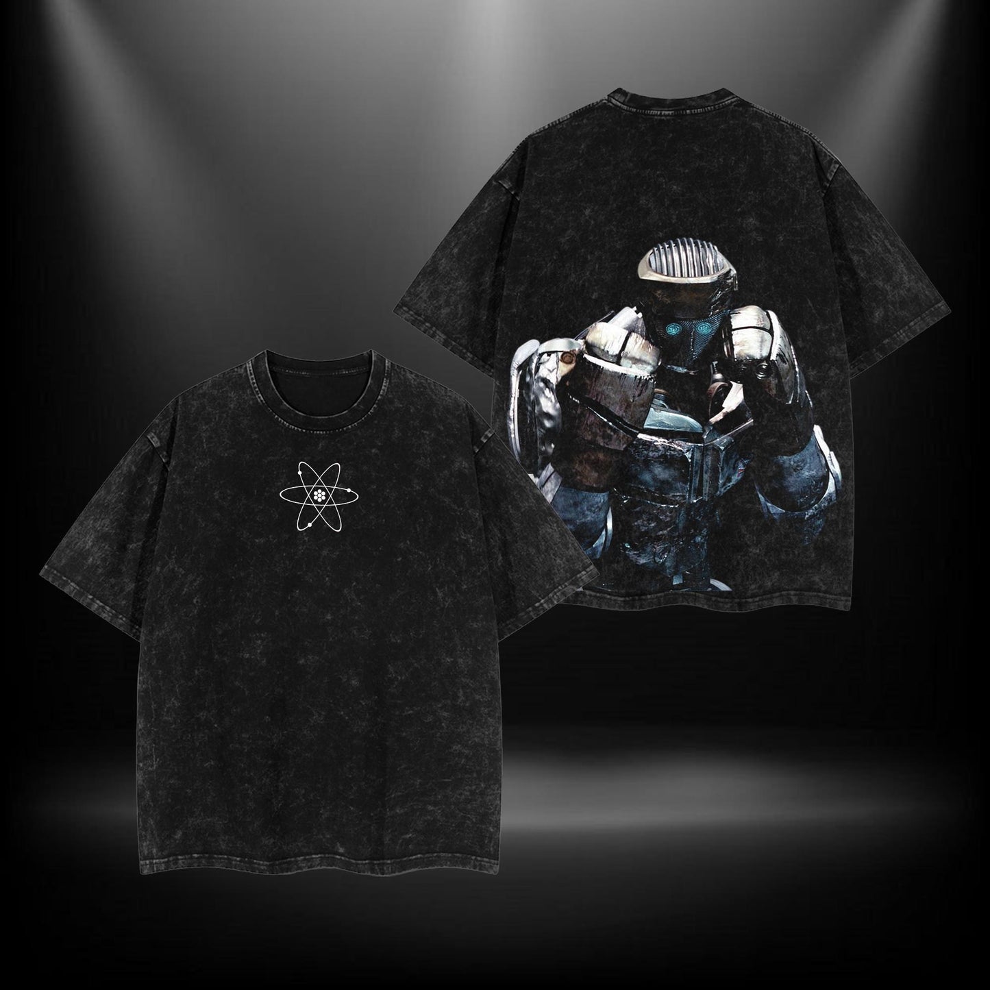 Atom-Inspired Robot T-Shirt – Sci-Fi Graphic Tee for Movie Fans, Oversized or Regular Fit Men’s Casual Shirt - Dogmomhat