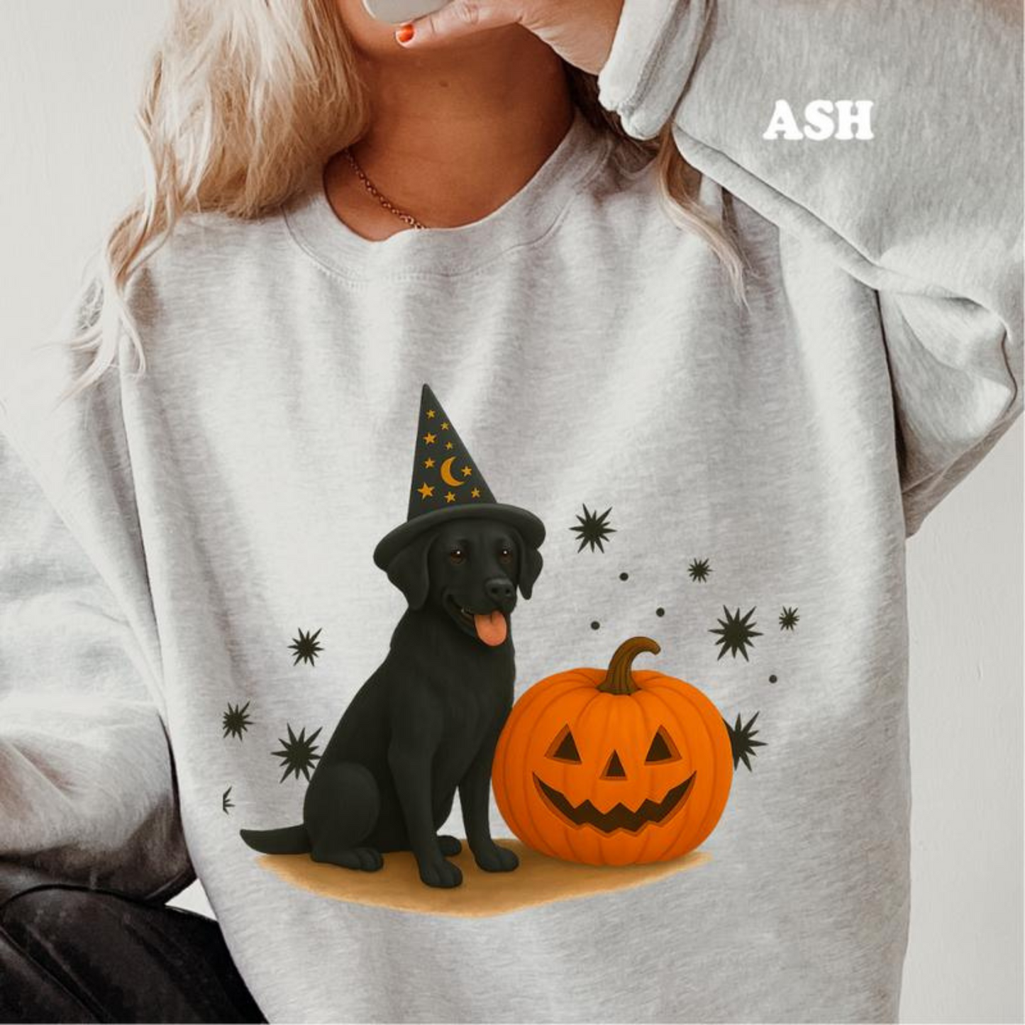 Halloween Witchy Dogs Shirt or Sweatshirt – Cute Unisex Fall Graphic Tee, Relaxed Fit - Part1