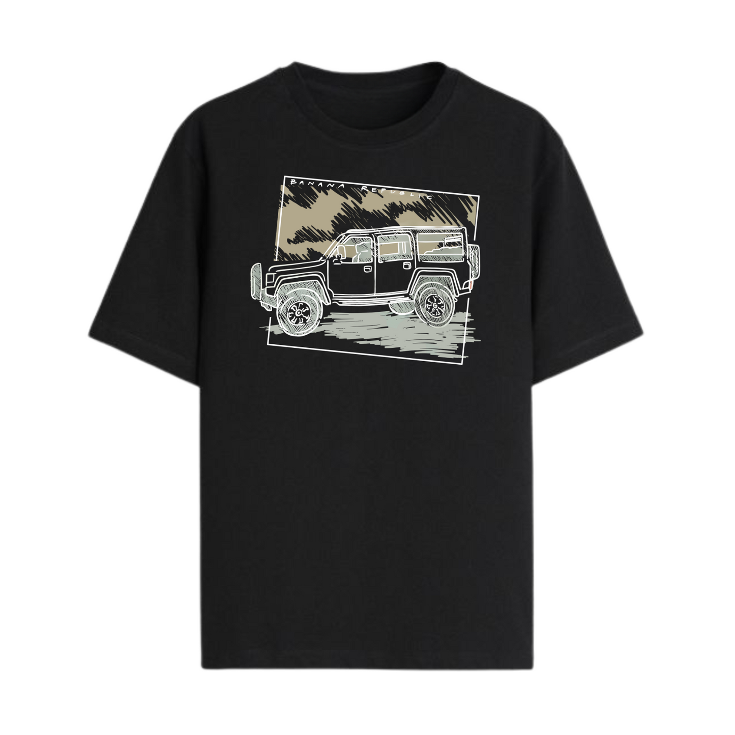Banana Republic Retro Logo T-Shirt - Classic Casual Apparel - Dogmomhat