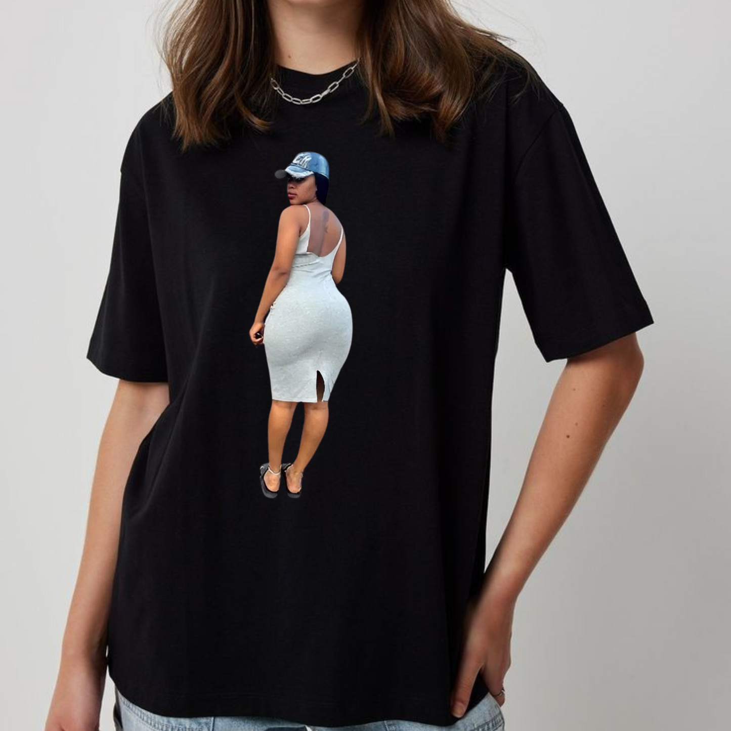 Bel Dash Ju Bel Anform T-Shirt – Women's White Graphic Tee with Unique Design, Stylish Casualwear - Dogmomhat