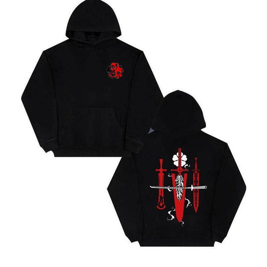 Black Clover 5 Anime Hoodie – 2-Sided Unisex Apparel - Dogmomhat