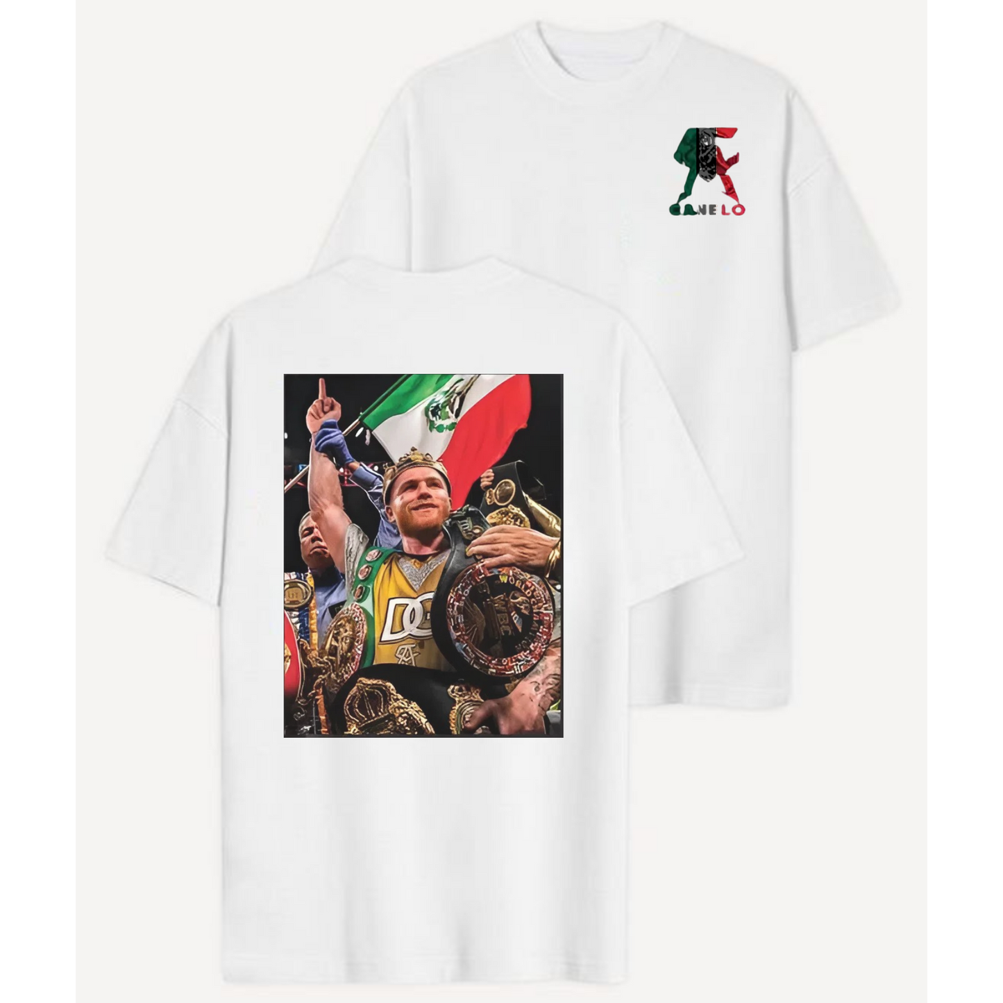 Canelo 2-Sided T-Shirt – Boxing Champion Fan Apparel, Fashion Cotton, Unisex Graphic Tee for Men & Women - Dogmomhat