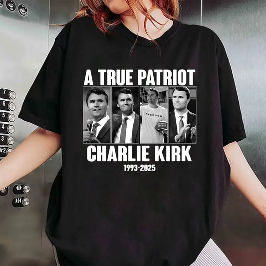Charlie Kirk T-Shirt – Charlie Kirk Fan Gift, Unisex Political Apparel for Men & Women - Dogmomhat