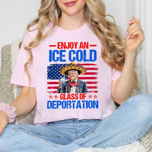 Cold Like ICE Graphic Tee – Political Satire Shirt, Free Speech Design for Men & Women - Dogmomhat