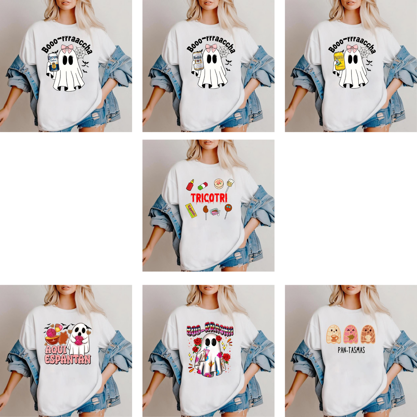 Cute Ghost "Boo" Halloween Shirt - "Drinking Mexican" Spooky Season Tee - Dogmomhat
