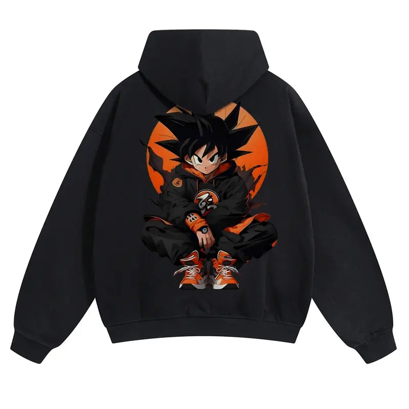 Dragon Ball DBZ Viral Anime Graphic Hoodie – Unisex 90s Retro Pullover - Dogmomhat