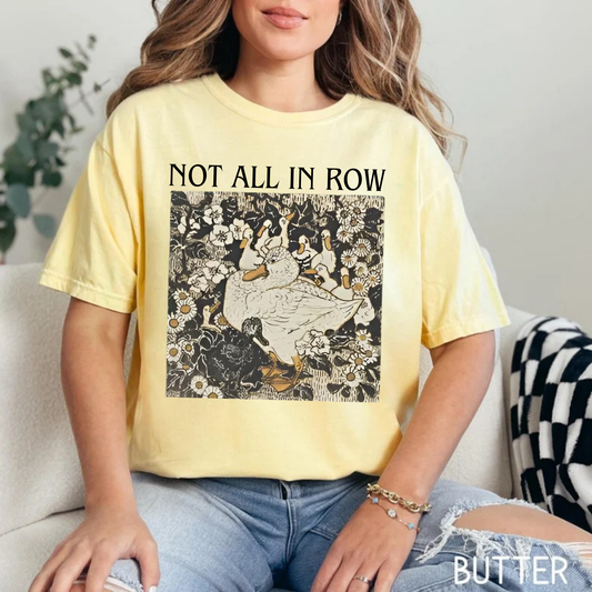 "Ducks Not in a Row" Mama Duck Comfort Colors® Shirt – Funny Cottagecore Gift - Dogmomhat