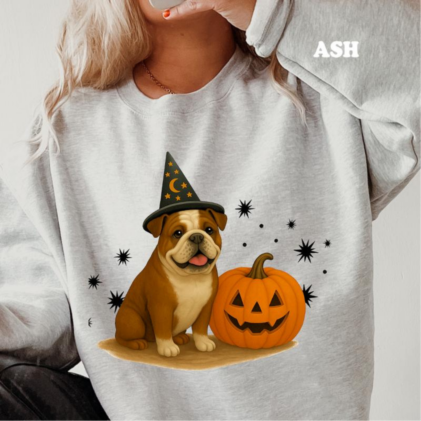 Halloween Witchy Dogs Shirt or Sweatshirt – Cute Unisex Fall Graphic Tee, Relaxed Fit - Part1