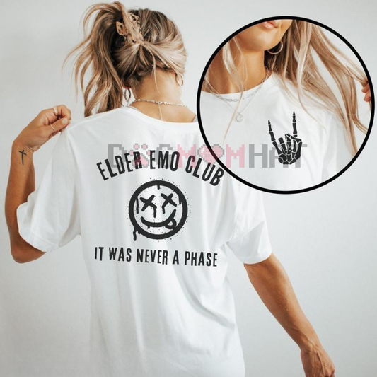 Elder Emo Shirt – "It Was Never a Phase" Emo T-Shirt - Dogmomhat