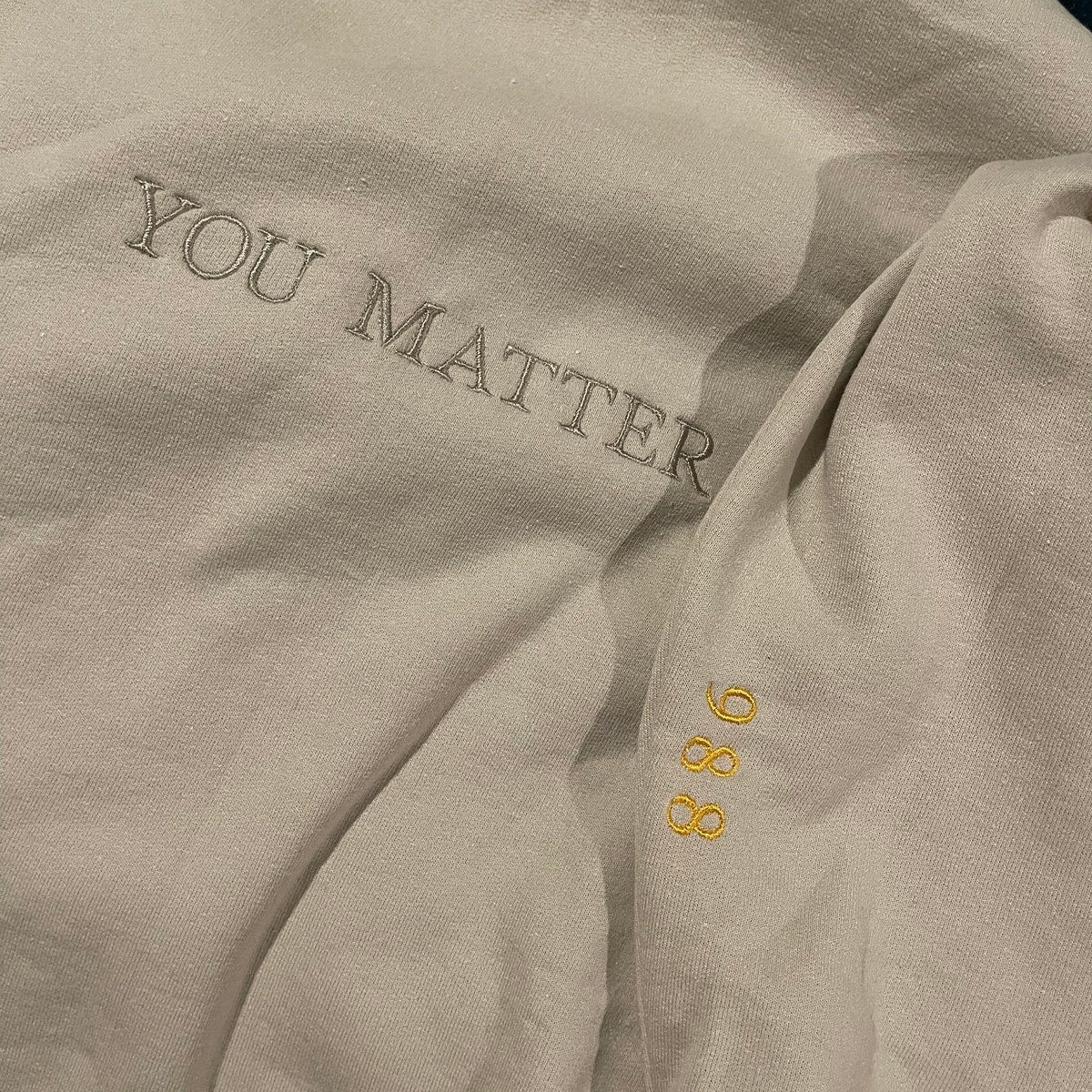 Embroidered You Matter Sweatshirt, Mental Health Hoodie, Embroidered Crewneck, Mental Health Awareness