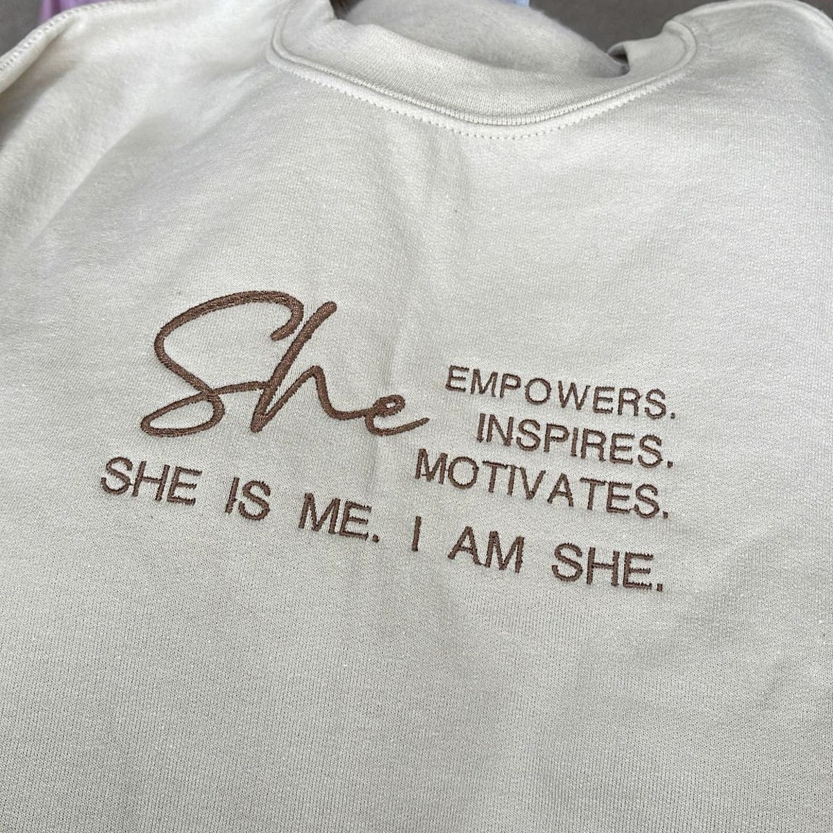 Empowering Mom Sweatshirts Embroidered, Mama Sweatshirt, Positive Hoodie, Empowering Sweatshirt, Mother's Day Gift