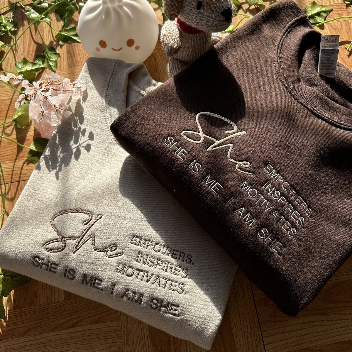 Empowering Mom Sweatshirts Embroidered, Mama Sweatshirt, Positive Hoodie, Empowering Sweatshirt, Mother's Day Gift