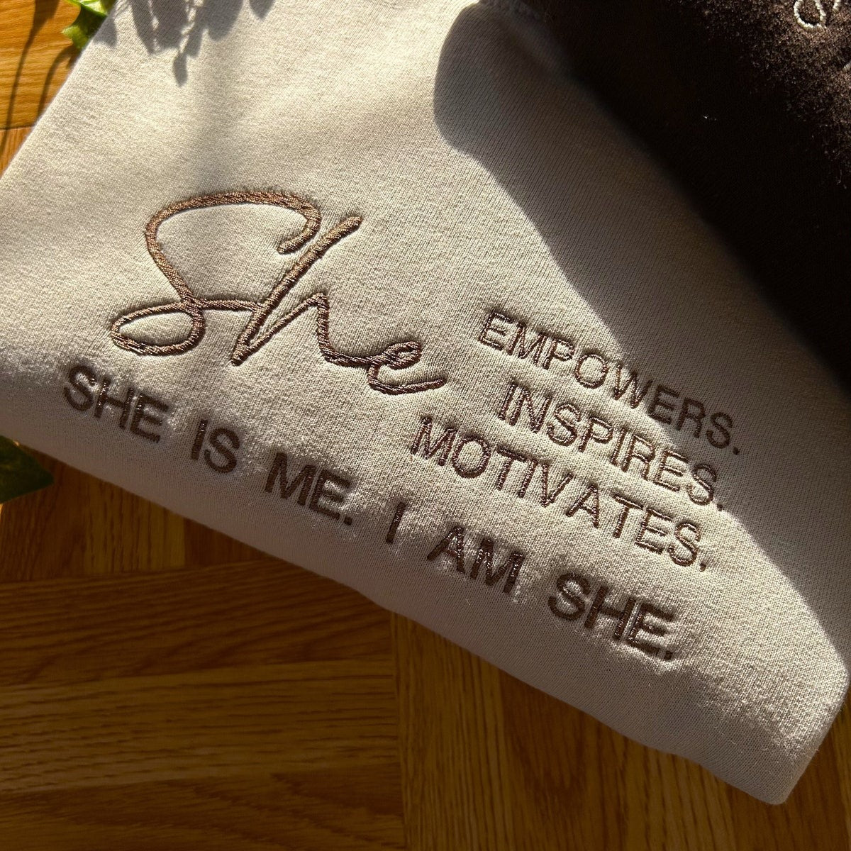 Empowering Mom Sweatshirts Embroidered, Mama Sweatshirt, Positive Hoodie, Empowering Sweatshirt, Mother's Day Gift