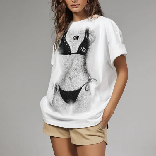 FDR Beach Art T-Shirt – Unisex Vintage Summer Crewneck Tee - Dogmomhat