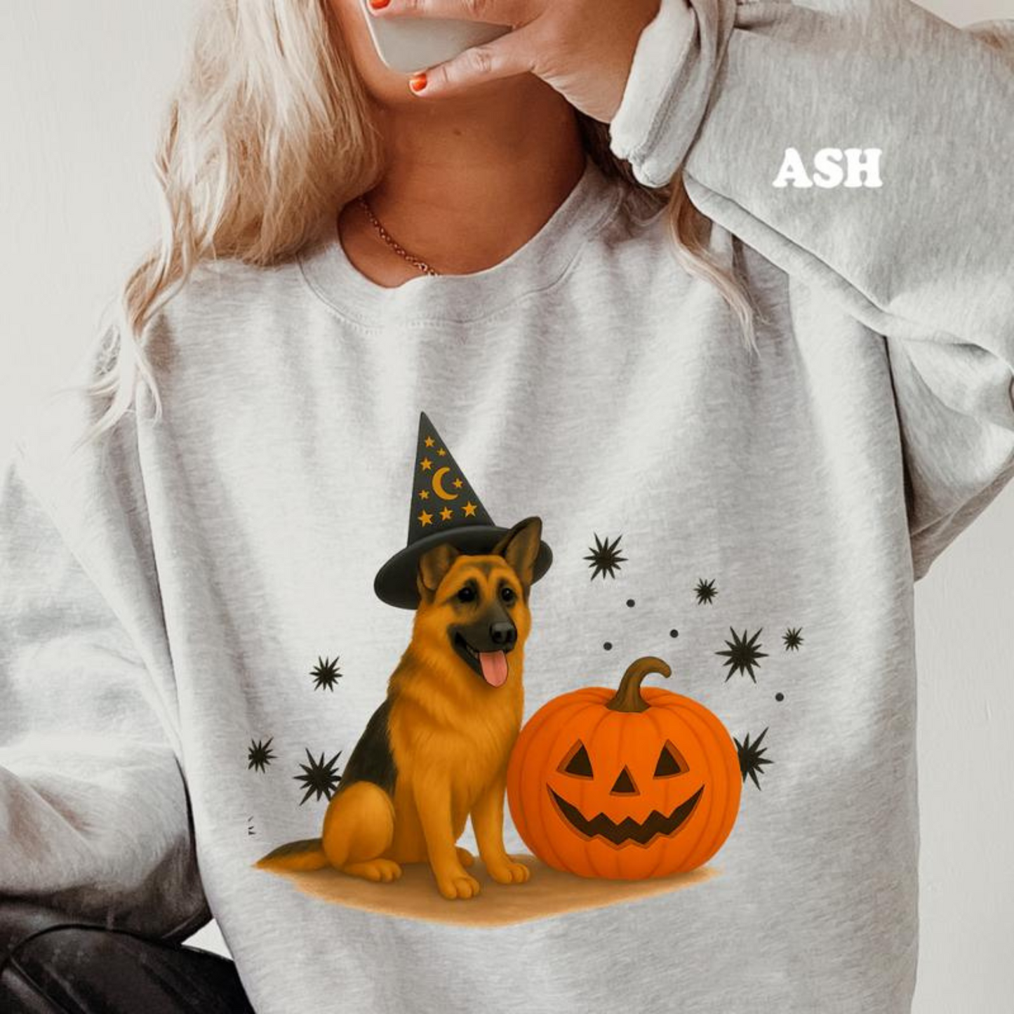Halloween Witchy Dogs Shirt or Sweatshirt – Cute Unisex Fall Graphic Tee, Relaxed Fit - Part1