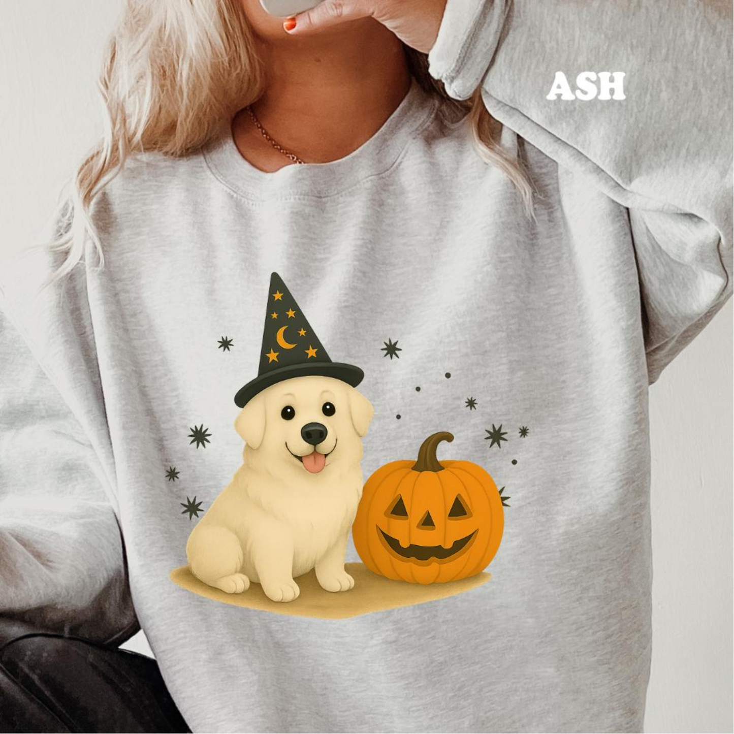 Halloween Witchy Dogs Shirt or Sweatshirt – Cute Unisex Fall Graphic Tee, Relaxed Fit - Part2