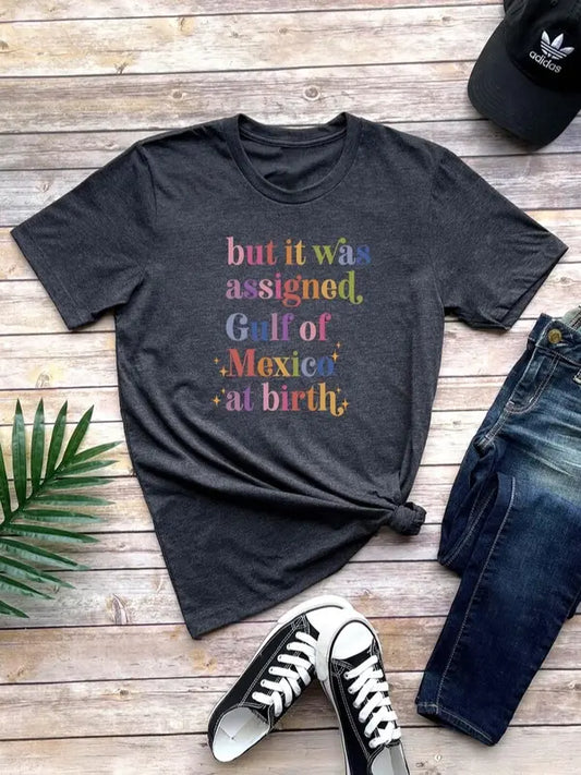 Gulf of Mexico Assigned at Birth T-Shirt – Funny Liberal Tshirt - Dogmomhat