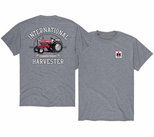 Harvester Turbo Tractor T-Shirt – Double-Sided Farm Graphic Tee, Classic Gift for Tractor Enthusiasts & Agri Fans - Dogmomhat