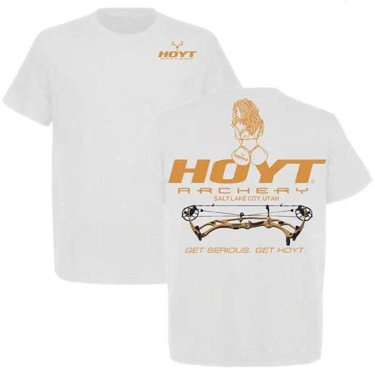 Hoyt Archery Bowhunting T-Shirt – Unisex Casual 100% Cotton Tee - Dogmomhat