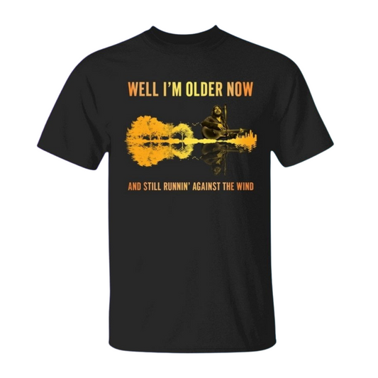 "I'm Older Now and Still Runnin' Against the Wind" Shirt – Inspirational Running T-Shirt - Dogmomhat