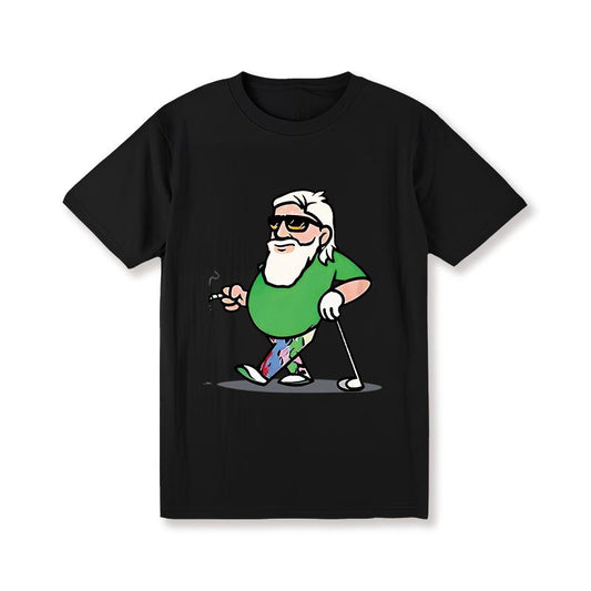 Iconic Golf T-Shirt – Soft & Breathable Cotton Tee for Men, Classic Fit for Everyday Comfort - Dogmomhat