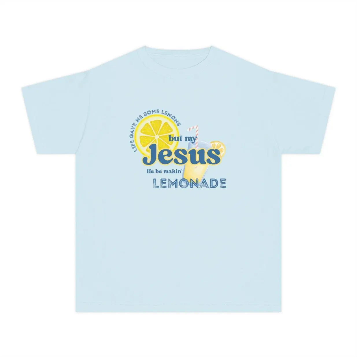 "Lemonade Faith" T-Shirt – Inspirational Youth & Adult Tee - Dogmomhat