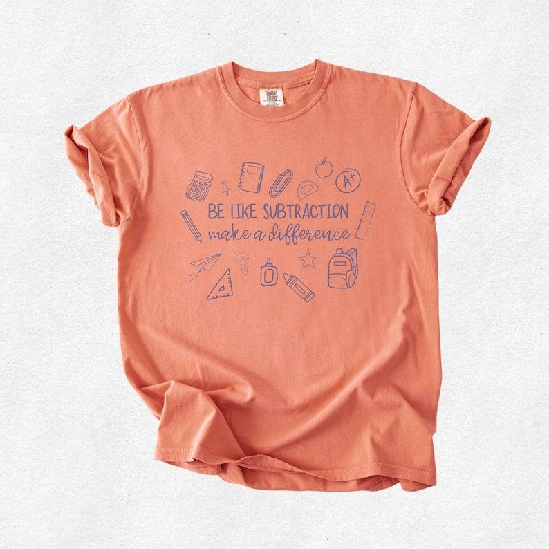 Math Teacher Comfort Colors® T-Shirt – Funny New Teacher Appreciation Gift - Dogmomhat