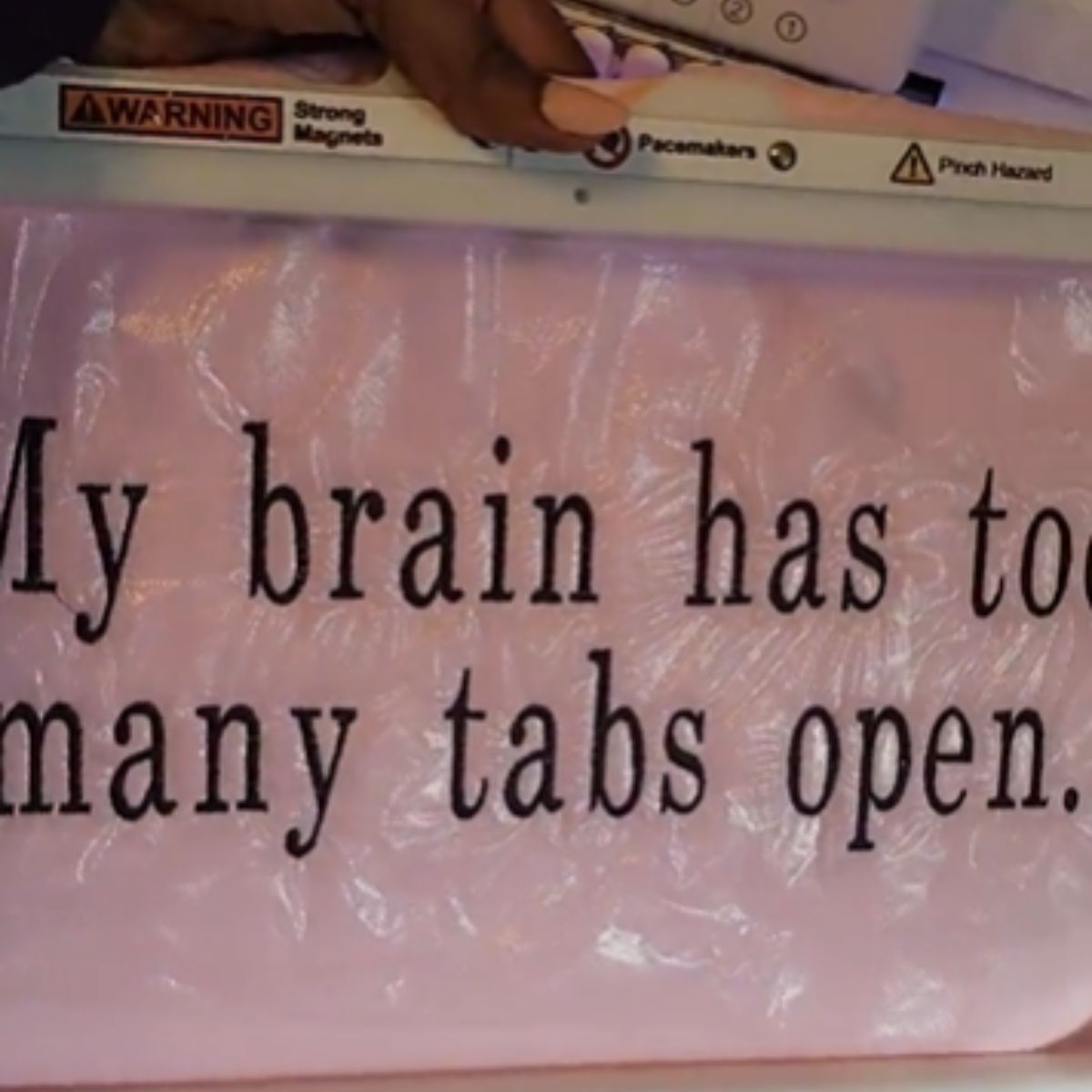 My Brain Has Too Many Tabs Open Embroidered Sweatshirt - Hoodie for Positive Energy & Balance Cozy Sweater Autumn Fashion Fall Vibes