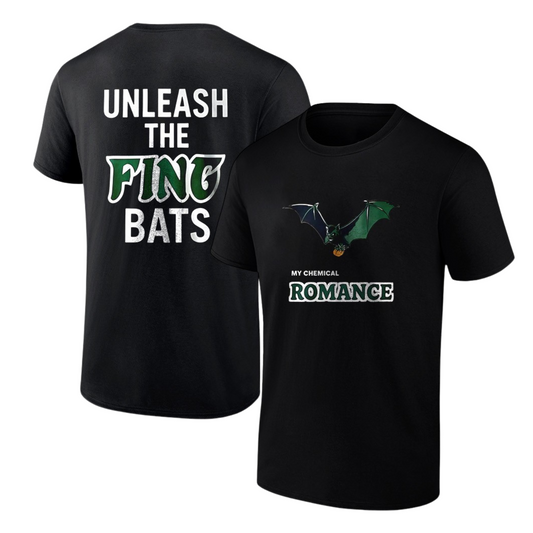 My Chemical Romance 'The Black Parade' Tour 2025 T-shirt - 'Unleash The F'ING Bats' Merch -dogmomhat