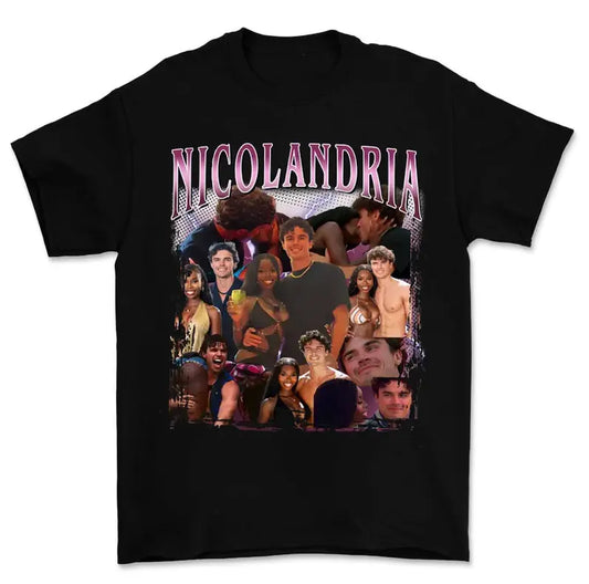 Nicolandria Island Vibes T-Shirt – Unisex Graphic Tee Inspired by Summer Romance & Reality TV Culture - Dogmomhat