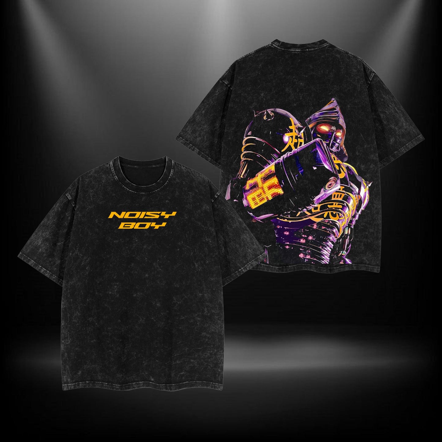 Noisy Boy-Inspired T-Shirt – Sci-Fi Robot Graphic Tee for Movie Fans, Classic Oversized Men’s Fit, Casual Streetwear Gif - Dogmomhat