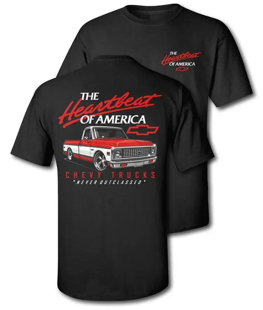 Old School Legend T-Shirt - Red Chevy "Never Outclassed" Vintage Tee - Dogmomhat