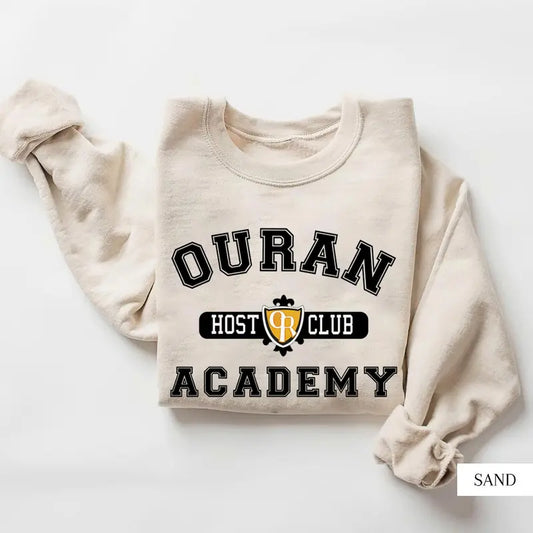Ouran Host Club Academy Crewneck Shirt – Ouran High School Host Club Academy, Anime Manga Fan Apparel - Dogmomhat