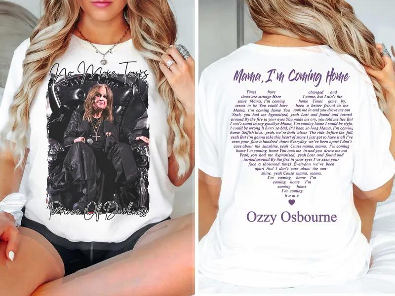 Ozzy Osbourne Mama I'm Coming Home T-Shirt – Tribute Rock Tee for Fans, RIP Legend Graphic Shirt - Dogmomhat