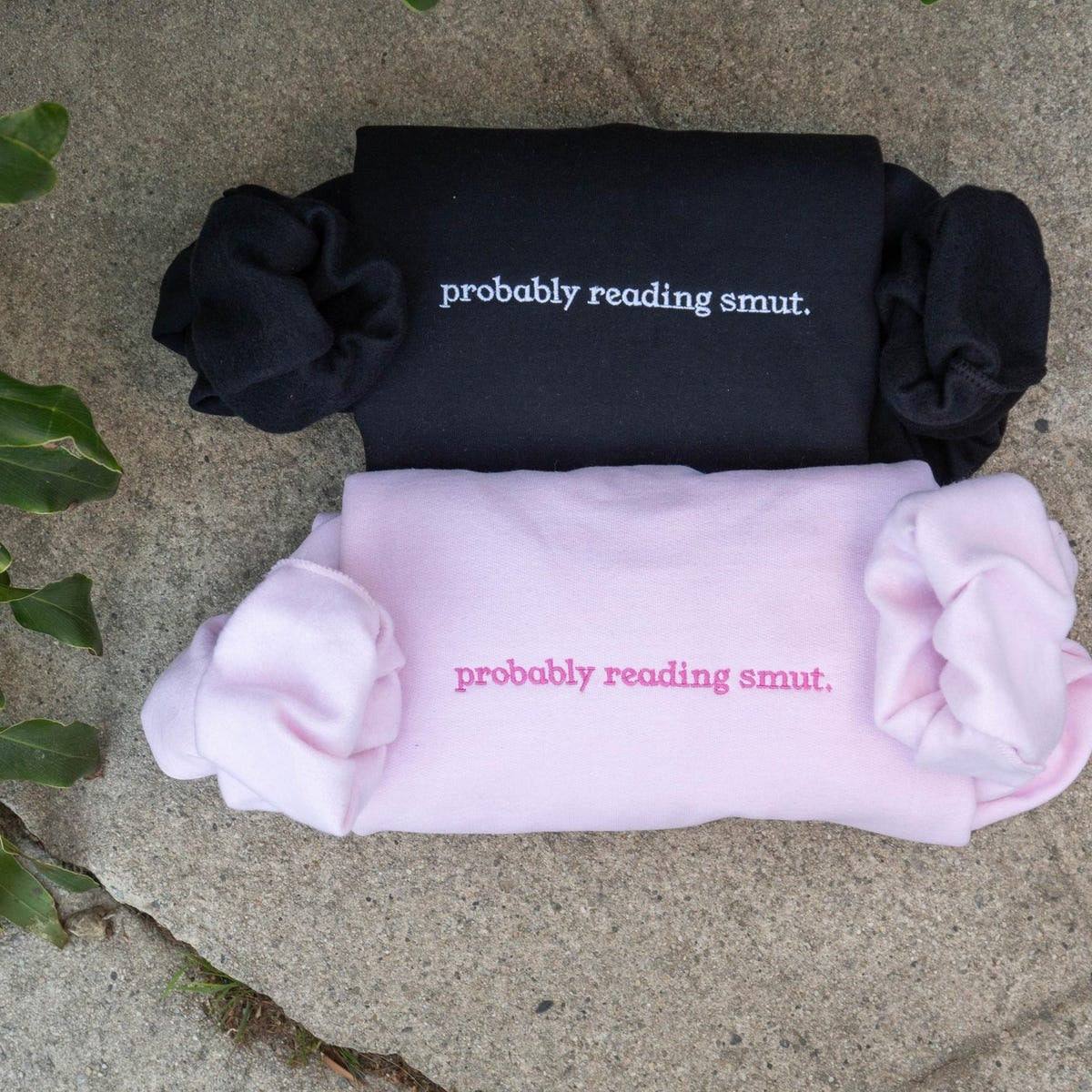 Probably Reading Smut Embroidered Sweatshirt, Bookish Hoodie, Dark Romance Reader Gift, Smut Lover Sweatshirt Gift