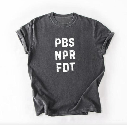 "Save PBS Resist" T-Shirt – Public Broadcasting Service Protest Tee - Dogmomhat