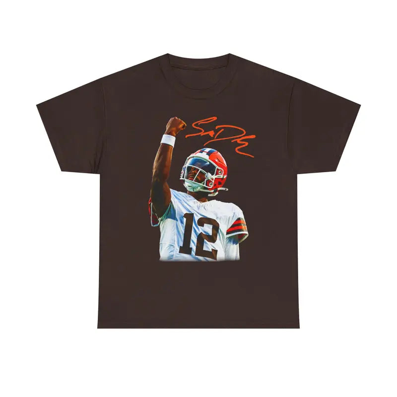 Shedeur Sanders 'Celly' T-Shirt - The World's Best "Time" Celebration Tee, Streetwear - Dogmomhat