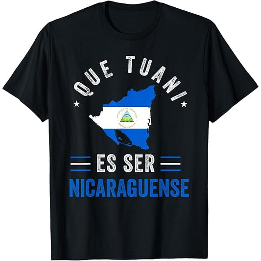 Stylish Heritage Nicaragua Flag T-Shirt – Nicoya Design Tee - Dogmomhat