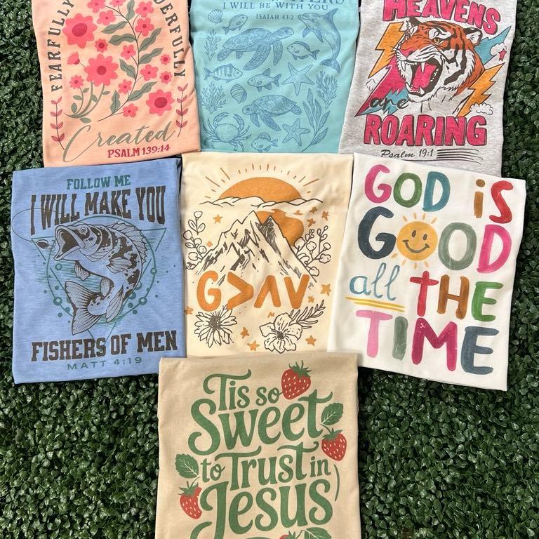 Summer Christian Tee Collection – Faith-Based Apparel for Men & Women - Dogmomhat