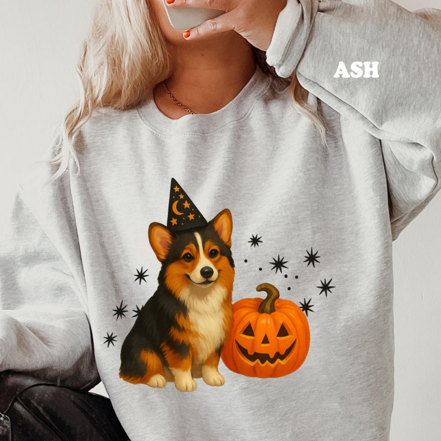 Halloween Witchy Dogs Shirt or Sweatshirt – Cute Unisex Fall Graphic Tee, Relaxed Fit - Part2