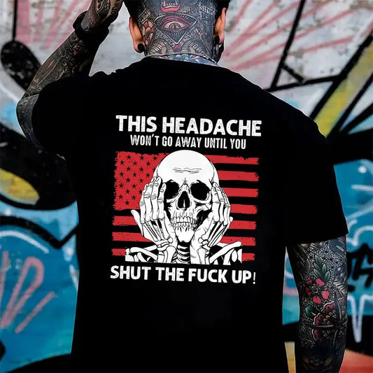 "This Headache Won't Go Away" Shirt - Funny Relatable Quote Tee - Dogmomhat
