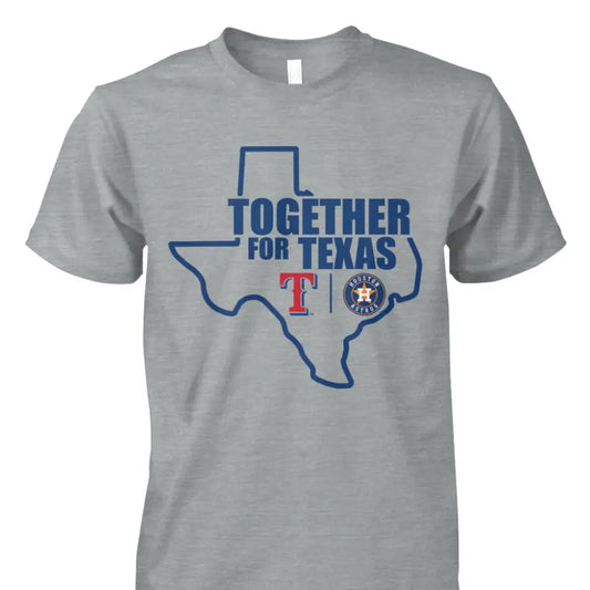 Together For Texas T-Shirt – Supportive Cotton Tee for Men & Women, Unisex Fit in Full Sizes - Dogmomhat