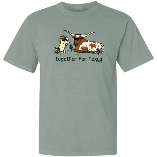 Together for Texas T-Shirt – Unisex Classic Cotton Tee, Lone Star Unity Graphic Shirt for Everyday Wear - Dogmomhat