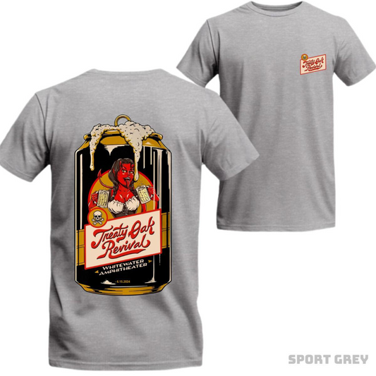 Vintage Country Rock T-Shirt – Western Beer Can Graphic Tee, Concert-Style Unisex Shirt Inspired by Treaty Oak Revival - Dogmomhat