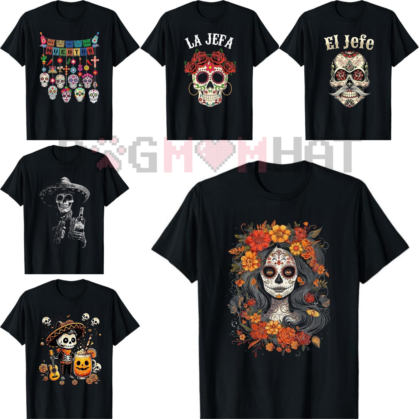 Vintage Skeleton Tequila T-Shirt – Dia De Los Muertos, La Catrina Sugar Skull Apparel, Day of the Dead Tee - Dogmomhat