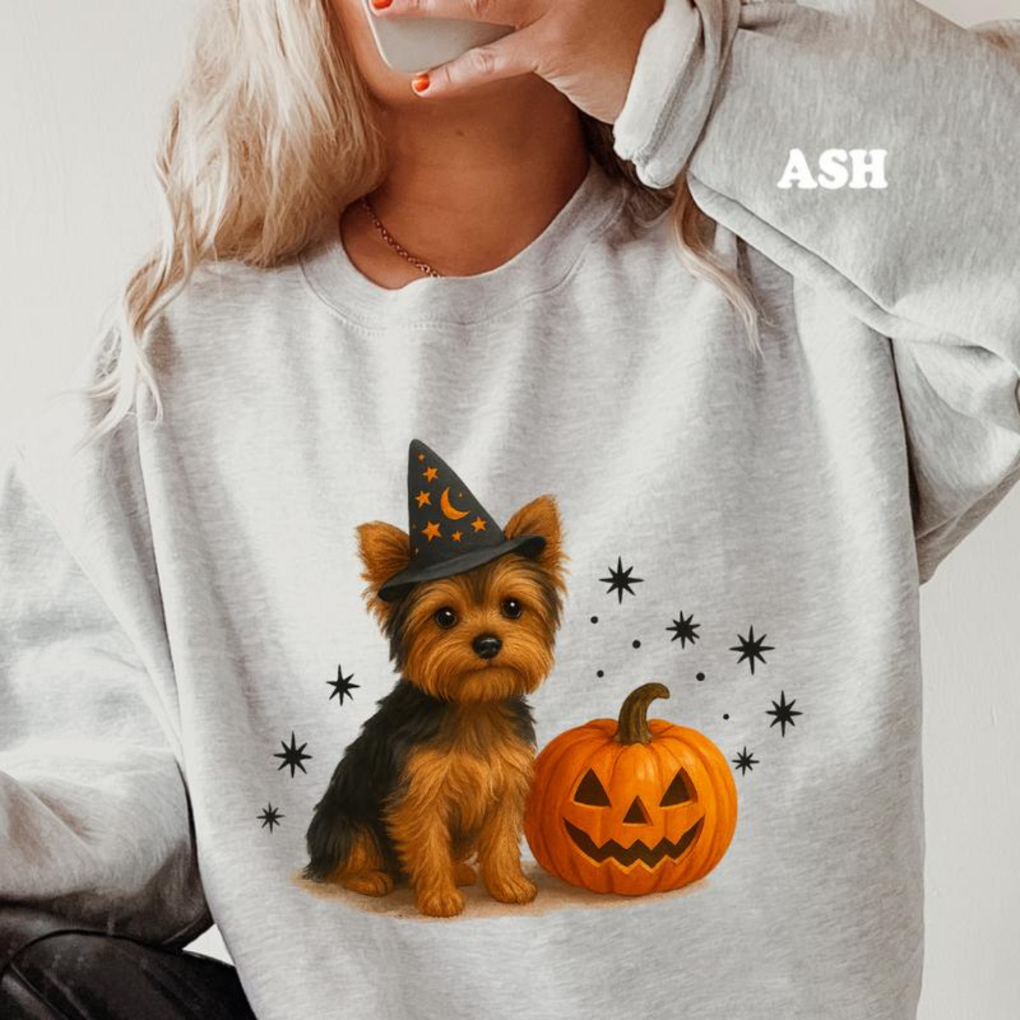 Halloween Witchy Dogs Shirt or Sweatshirt – Cute Unisex Fall Graphic Tee, Relaxed Fit - Part2