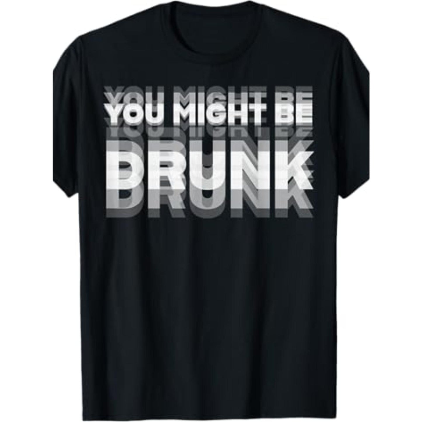 You Might Be Tipsy T-Shirt – Funny Gradient Print Cotton Tee, Men’s Casual Short Sleeve Summer Shirt - Dogmomhat