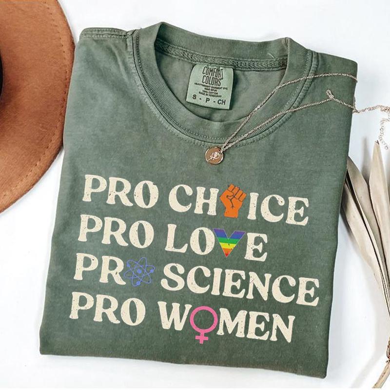 Comfort Colors Pro-Choice Feminist Shirt – Women’s Rights Tee, LGBTQ+ Pride & Activist Apparel